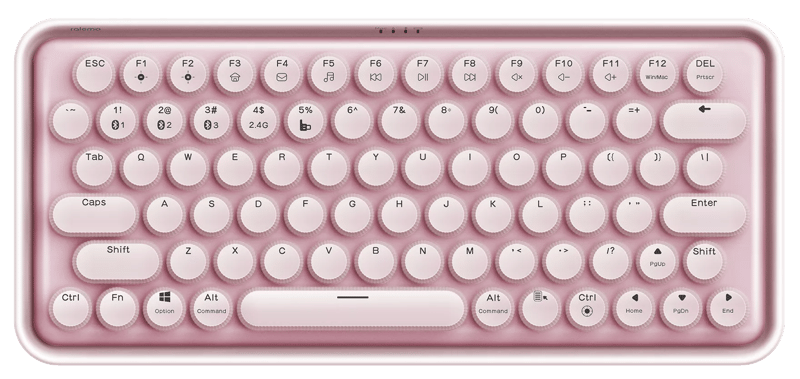 كيبورد Rapoo Ralemo Pre 5 60% ميكانيكي Dual-Mode RGB وردي - 1