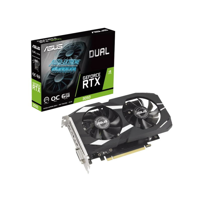 كارت شاشة ASUS Dual GeForce RTX 3050 6GB GDDR6 OC Edition - 5