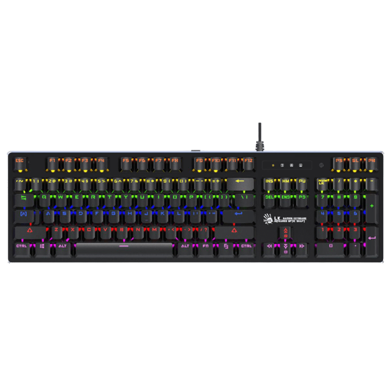 Bloody B760 Light Strike Optical Mechanical Gaming Keyboard - Arabic - Green Switch - 7