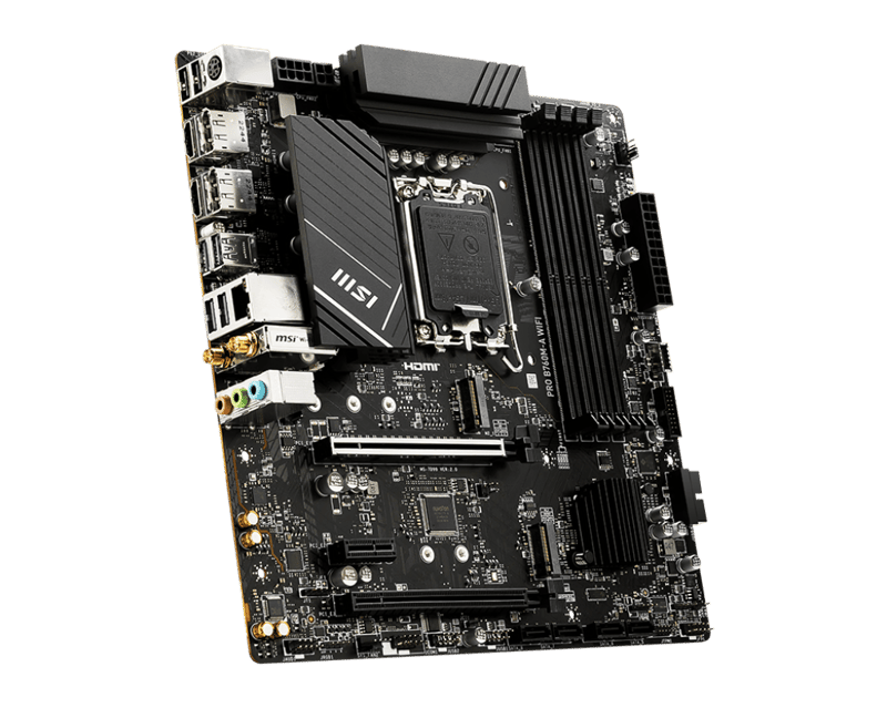 MSI PRO B760M-A B760 LGA1700 Micro-ATX Motherboard - 6