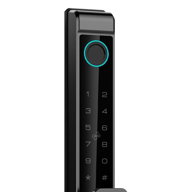 Locstar LS-C81B Smart Handle Door Lock Fingerprint Keypad Bluetooth App Black - 4