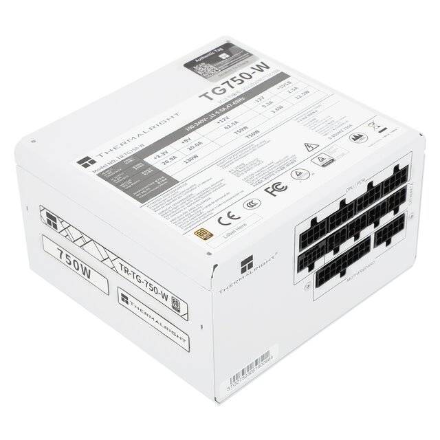 باور سبلاي Thermalright TG 750W 80+ Gold فول مودولار أبيض - 3