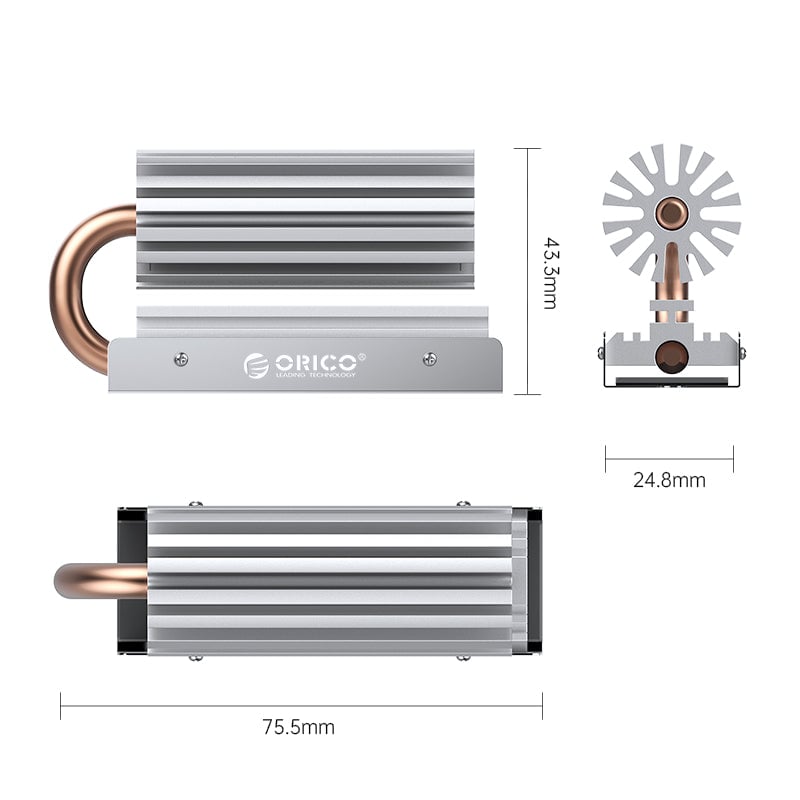 محول Orico M2HS5 - 3