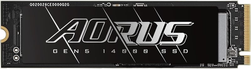 وحدة تخزين جيجابايت AORUS Gen5 14000 SSD بسعة 1 تيرابايت PCIe 5.0 NVMe M.2 داخلية - 5