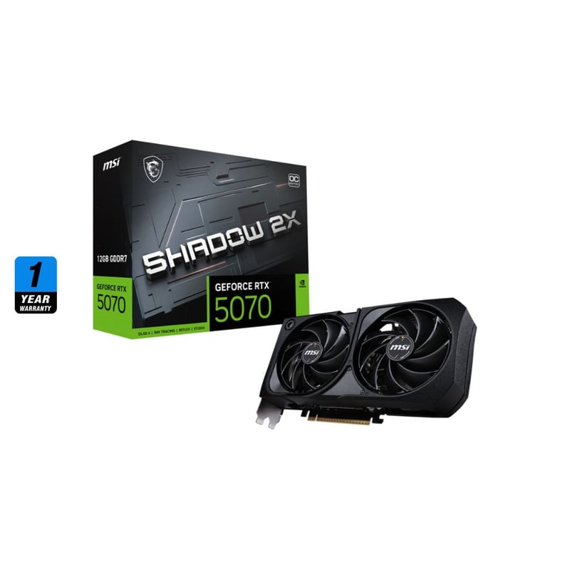كارت شاشة MSI Shadow GeForce RTX 5070 12GB GDDR7 OC - 1