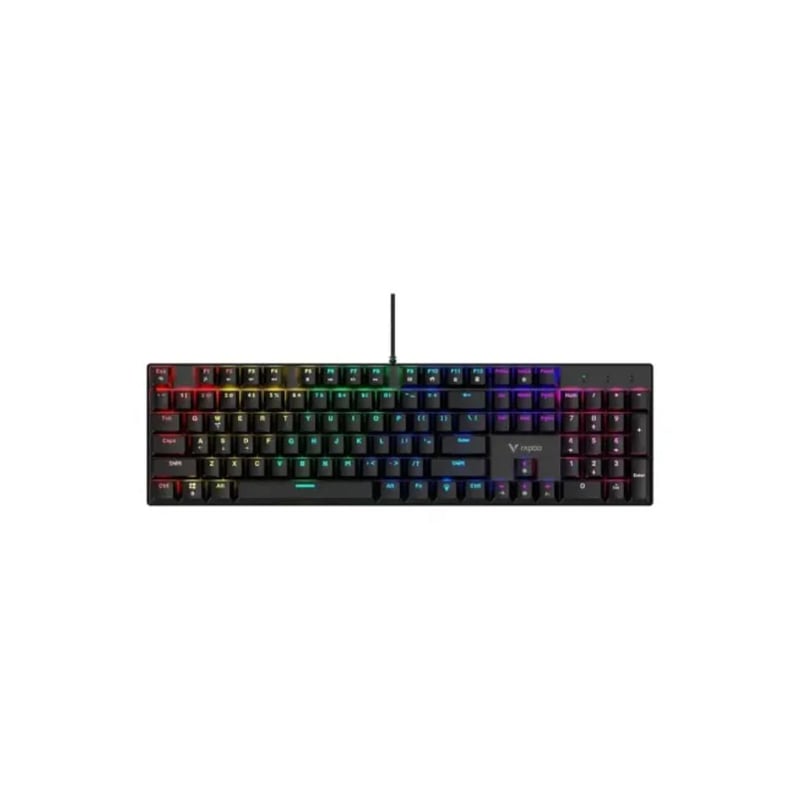 كيبورد Rapoo GK500 Full-Size ميكانيكي سلكي RGB أسود - 1