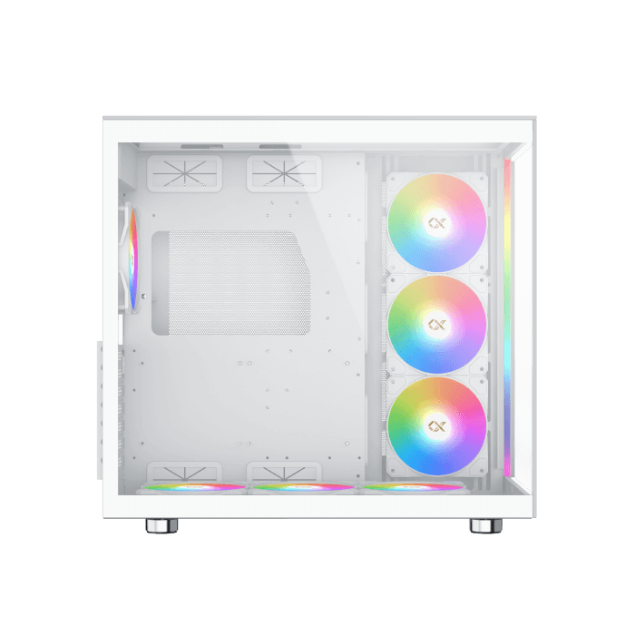 XIGMATEK Aqua Ultra Air Mid-Tower ATX Case White Tempered Glass - 4