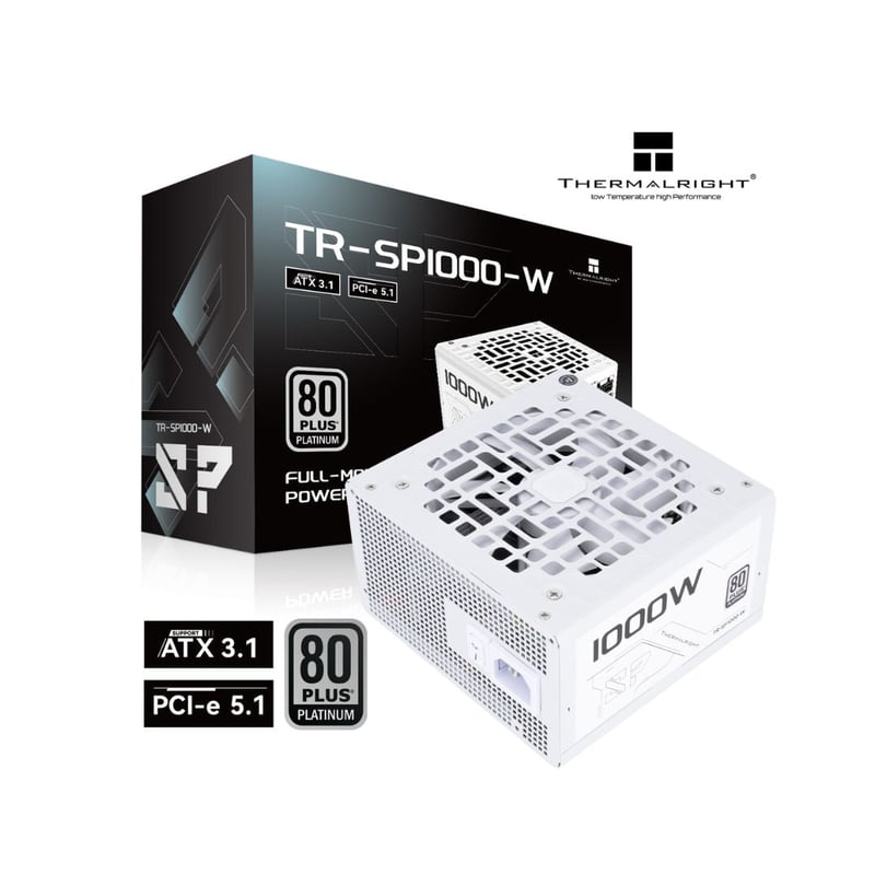 باور سبلاي Thermalright SP-1000-W 1000W 80+ Platinum Fully Modular أبيض - 1