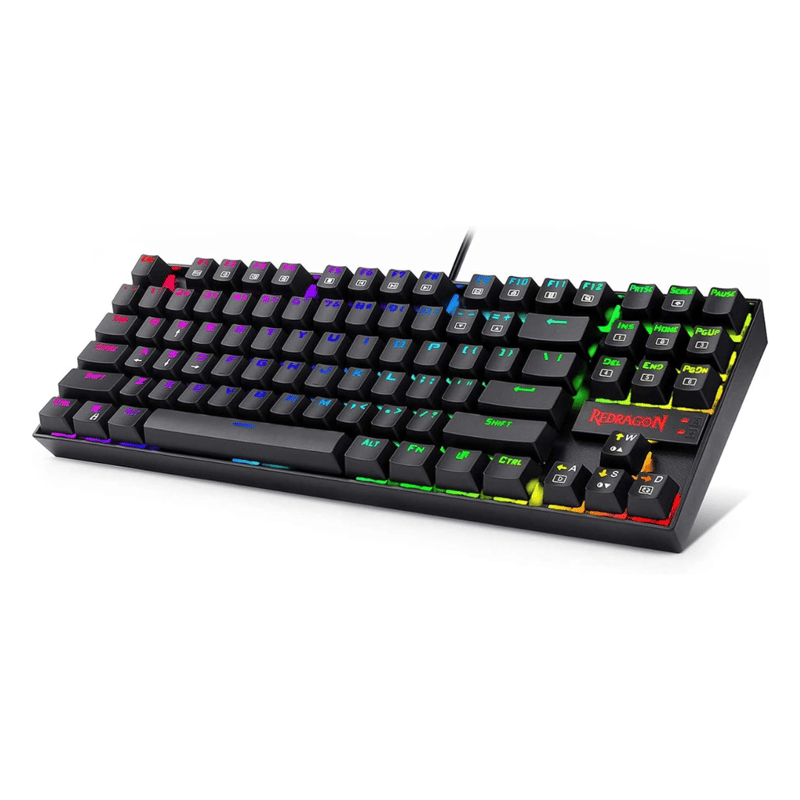 كيبورد Redragon Kumara K552-RGB 80% TKL ميكانيكي سلكي أسود - 1