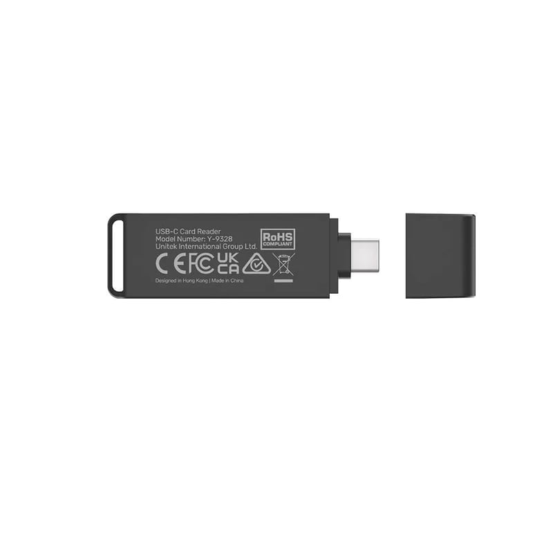 محول Unitek Y-9328 USB-C إلى قارئ بطاقات SD USB 3.1 Gen 1 - 6