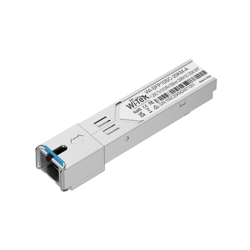 WI-TEK WI-SFP10SC-20KM 1000Mbps Single-Mode SC Transceiver 20km - 5
