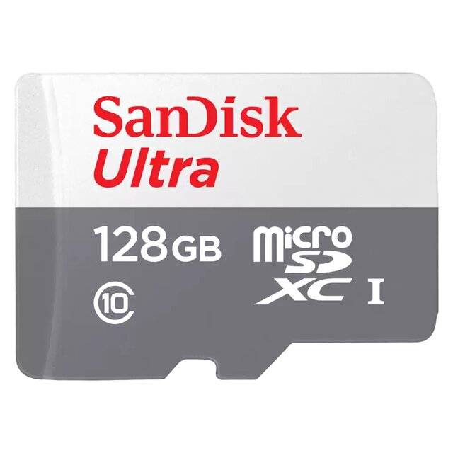 SanDisk Ultra 128GB microSDXC UHS-I Memory Card - 3