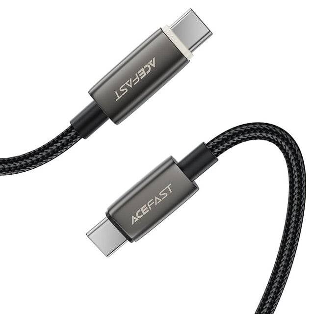كيبل AceFast C23-03 USB-C إلى USB-C 60W 1.2m أسود - 3