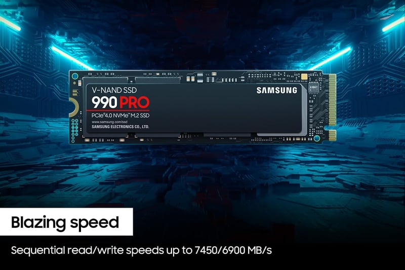 SSD Samsung 990 Pro 4TB NVMe M.2 - 3