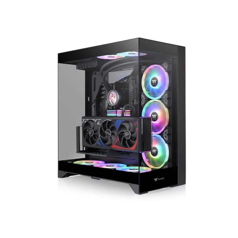 Thermaltake CTE E550 TG Mid-Tower ATX Case Black Tempered Glass - 7