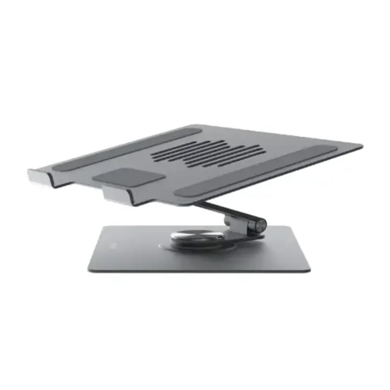 حامل لابتوب Momax KH10E 17 انج قابل للتعديل دوار 360 درجة Space Gray - 3
