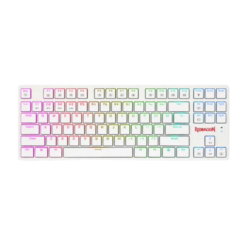 Redragon Anubis K539 80% Mechanical Keyboard Wireless RGB White - 4