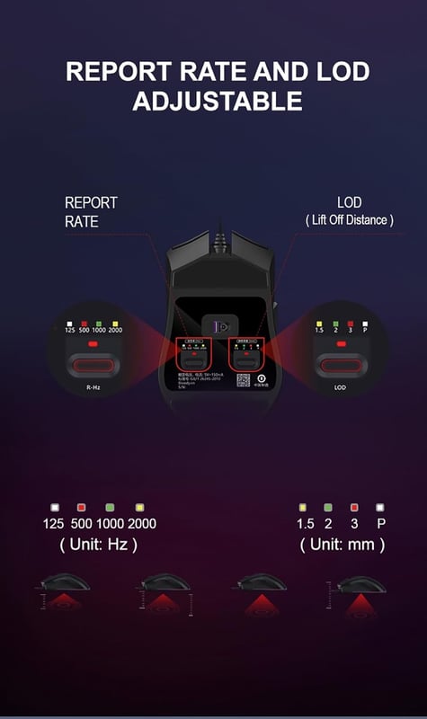 Bloody L65 Max Gaming Mouse Wired Honeycomb Lightweight - 7