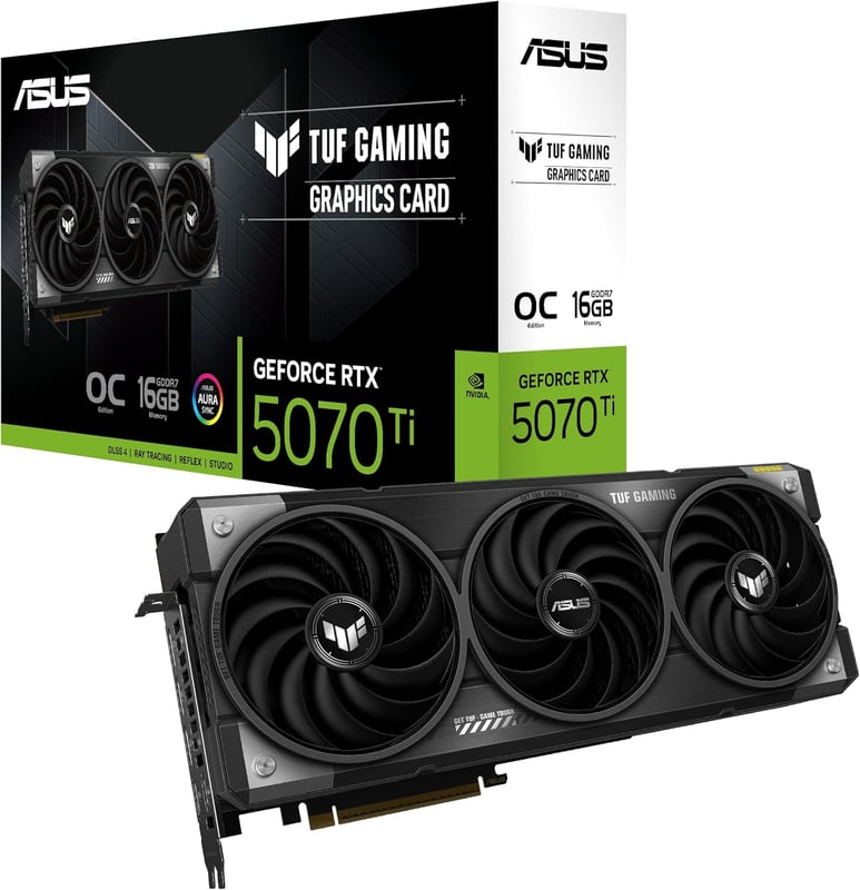 ASUS TUF Gaming GeForce RTX 5070 Ti 16GB GDDR7 OC Edition - 10