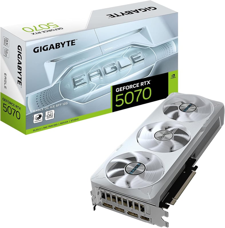 Gigabyte Eagle GeForce RTX 5070 12GB GDDR7 OC ICE White - 9