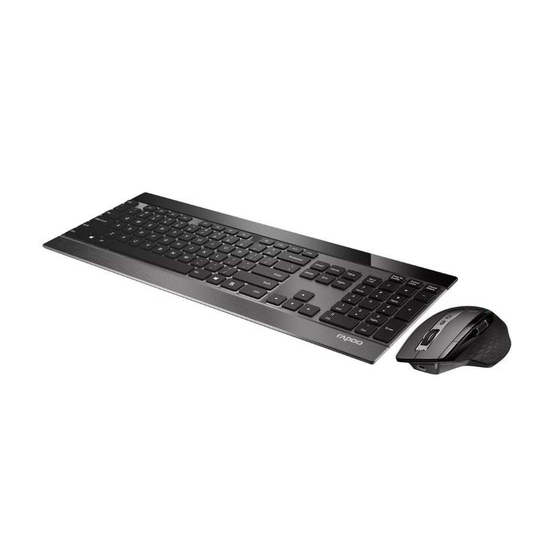 كيت كيبورد وماوس Rapoo 9900M Full-Size Dual-Mode Black - 5