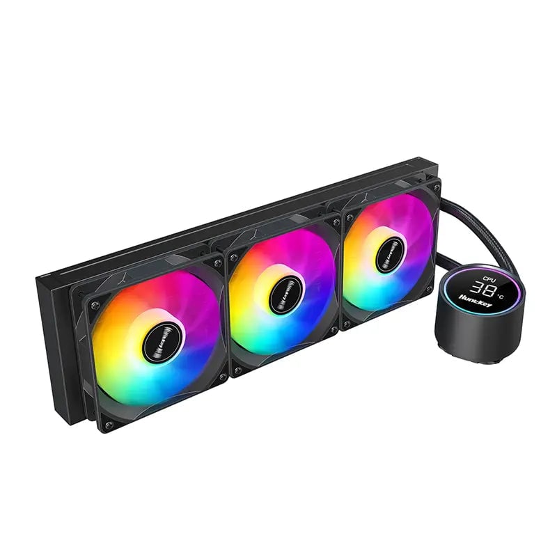 مبرد Huntkey Shark GX360R 360mm AIO سائل 300W ARGB - 3