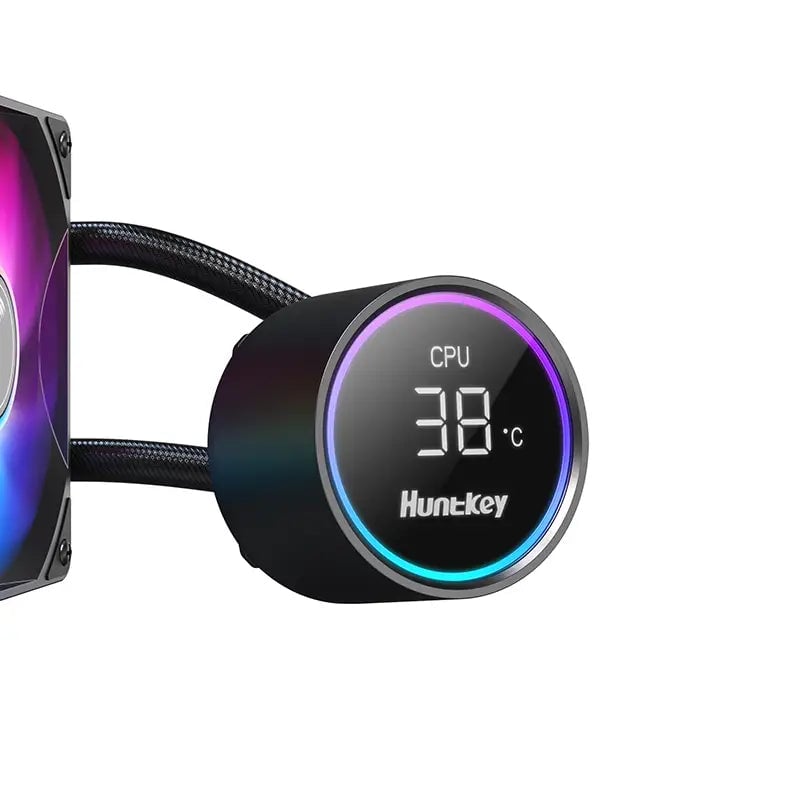 مبرد Huntkey Shark GX360R 360mm AIO سائل 300W ARGB - 9