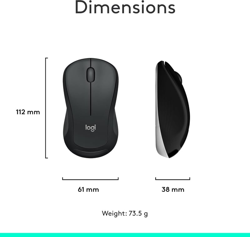 كيبورد Logitech MK540 Full-Size لاسلكي أسود - 11