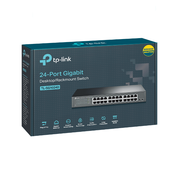 سويتش TP-Link TL-SG1024 24-Port Gigabit غير مُدار - 1
