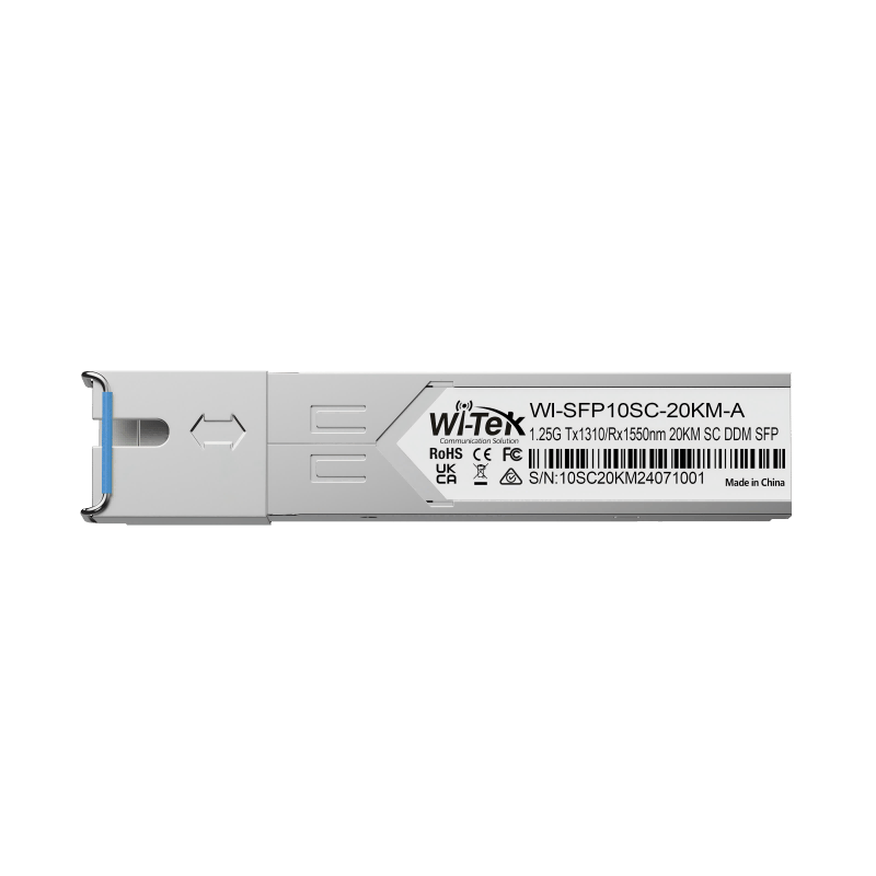 WI-TEK WI-SFP10SC-20KM 1000Mbps Single-Mode SC Transceiver 20km - 2