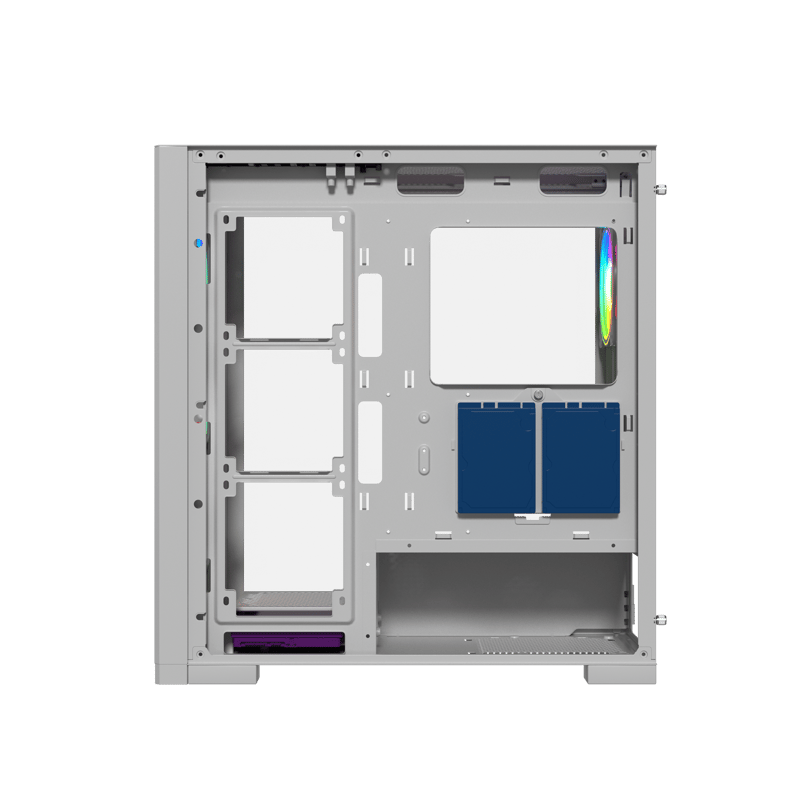 Raptor Arctic Hawk XL Mid-Tower ATX Case White Tempered Glass RGB - 9