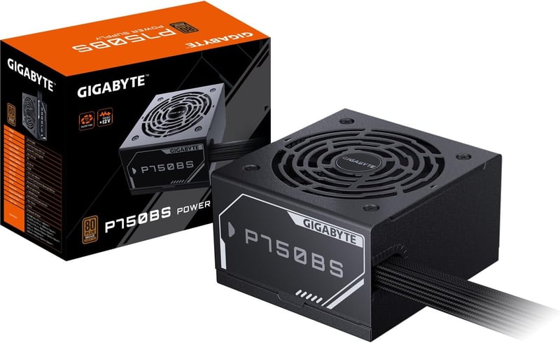 باور سبلاي Gigabyte GP-P750BS Plus 750W 80+ Bronze غير مودولار - 1