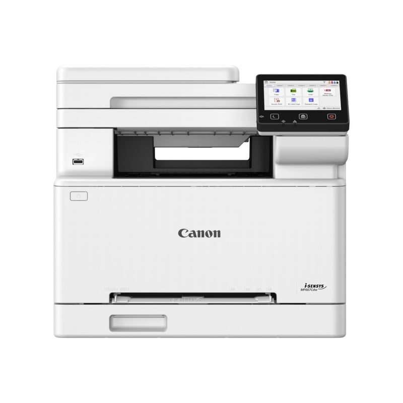 Canon i-SENSYS MF667Cdw Colour Laser All-in-One Printer Wi-Fi - 1