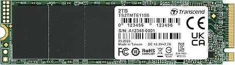 SSD Transcend MTE115 500GB NVMe M.2 2280 PCIe Gen3x4 - 3