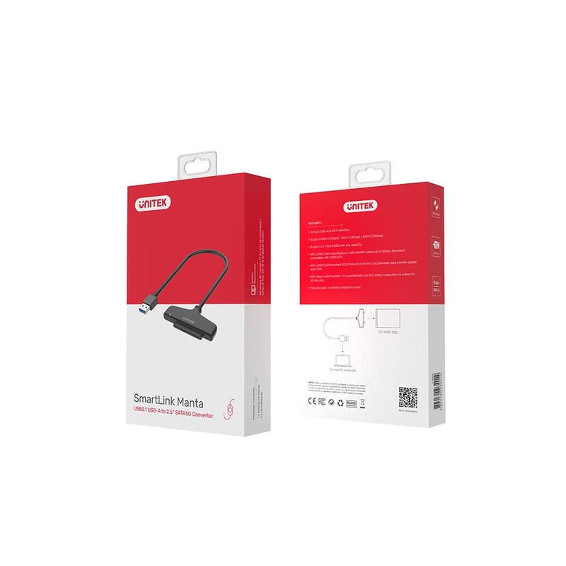 محول Unitek USB-C إلى 2.5″ SATA III - 5