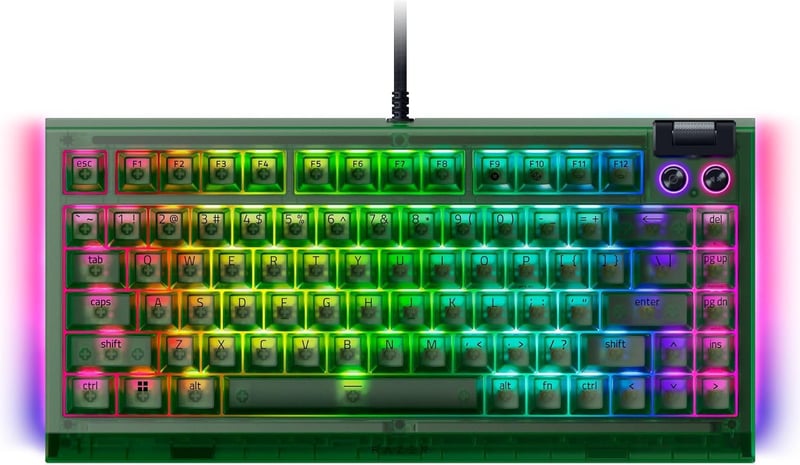 كيبورد Razer BlackWidow V4 75% Orange Tactile Hot-Swappable USB-C RGB - 5
