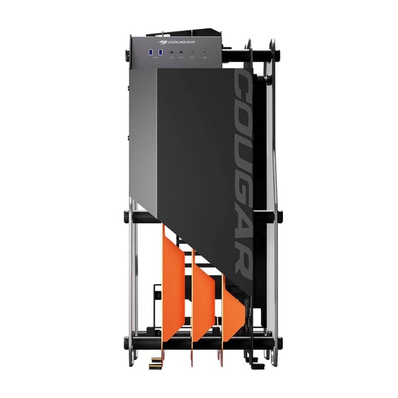 Cougar Blazer Mid-Tower ATX Case Aluminum Open-Frame Tempered Glass - 5