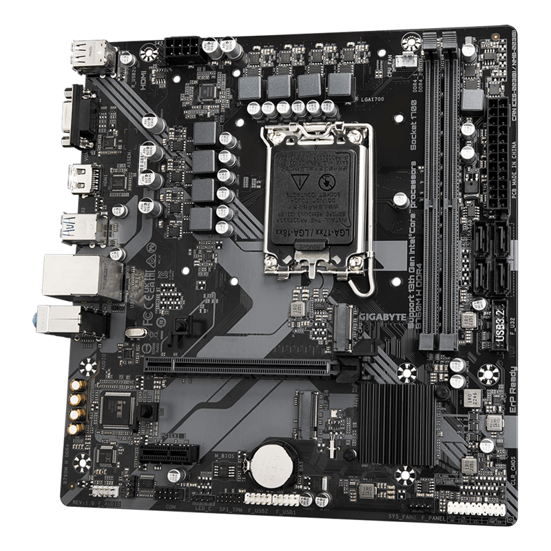 مذربورد جيجابايت B760M H DDR4 لمعالجات LGA 1700 مقاس Micro-ATX - 5