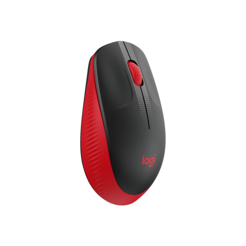 ماوس Logitech M190 1000 DPI لاسلكي أحمر - 4