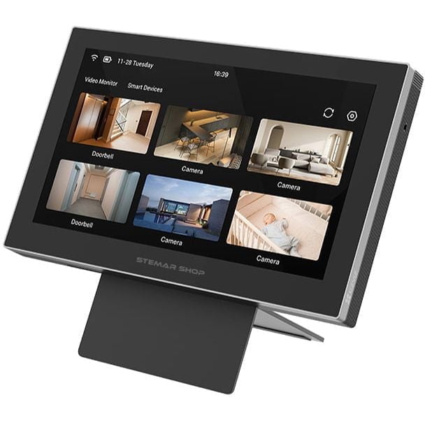 شاشة ذكية EZVIZ SD7 7 انج تعمل باللمس ببطارية Wi-Fi - 3
