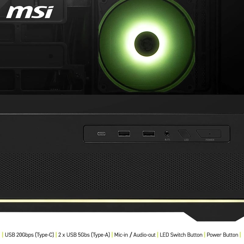 كيس MSI MAG Pano 110R PZ Mid-Tower ATX - 6