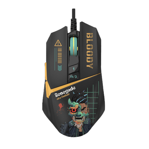 Bloody W63 Max RGB Wired Gaming Mouse 10000 DPI - 6