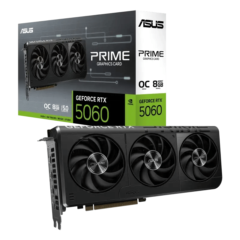 كارت شاشة ASUS Prime GeForce RTX 5060 8GB GDDR7 OC Edition - 3