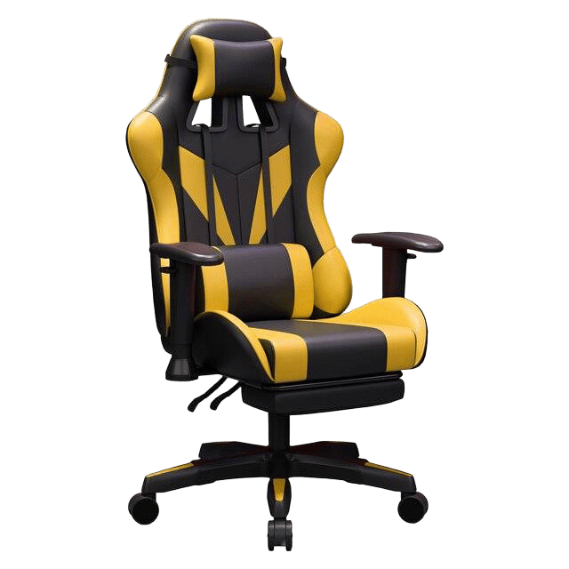 Raptor RGC-100 Gaming Chair - Black & Yellow - 4