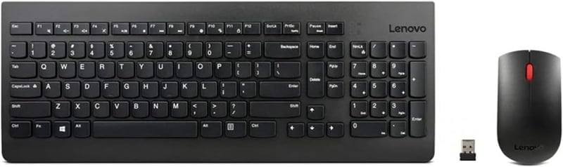 كيت كيبورد وماوس Lenovo 510 لاسلكي أسود - 1
