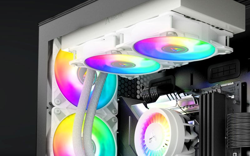 Arctic Liquid Freezer III 240 A-RGB AIO Liquid Cooler White - 3