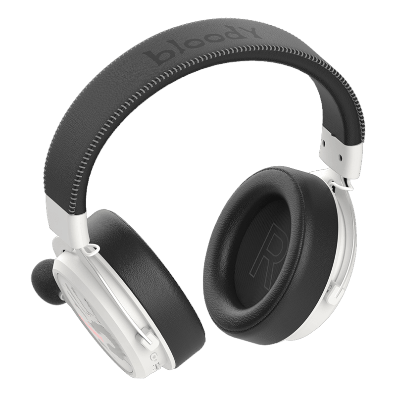 Bloody MR590 RGB Dual-Mode Headset White - 9