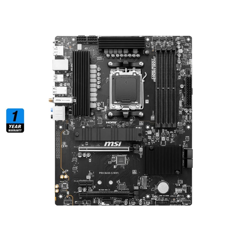 MSI PRO B650-S WIFI AM5 ATX Motherboard - 2