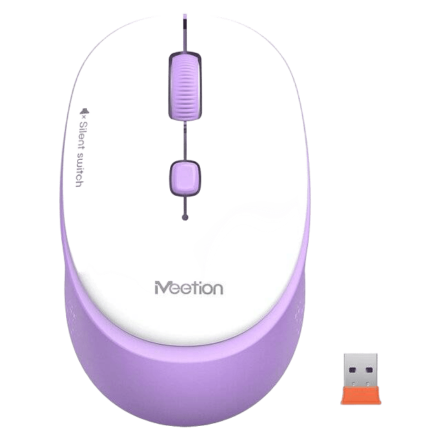 ماوس Meetion R571 لاسلكي 1600 DPI بنفسجي - 4