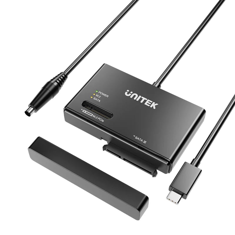 SSD Unitek NVMe M.2 Enclosure USB-C 10Gbps Hot-Swappable - 3